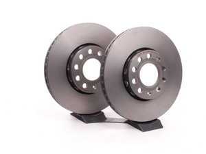 ES#260950 - 8E0615301QKT4 - Front UV Coated Brake Rotors - Pair (288x25) - Features Brembo's special UV paint treatment that guarantees superior corrosion resistance. - Brembo - Audi Volkswagen