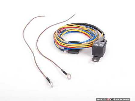 ES#10266 - 1J0998012 - Fog Light Wiring Harness - For Aftermarket Fog Lights - Get your bumper-mounted fog lights working perfectly with a new wiring harness from the experts at ECS Tuning - ECS - Volkswagen