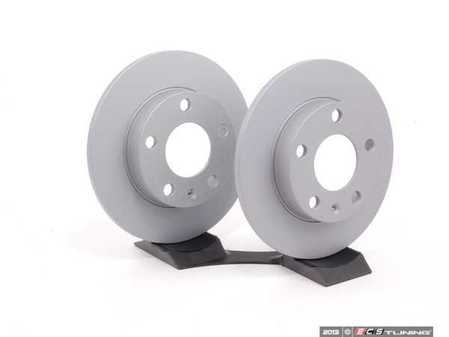 ES#831 - 8E0615601PKT4 - Rear Brake Rotors - Pair (245x10) - With "Coat Z-AntiCorrission" coating - Zimmermann - Audi