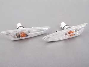 ES#2602599 - 63137165915FERKT - Clear Fender Side Marker Set - (NO LONGER AVAILABLE) - Direct replacement for your amber fender side markers - FER - 