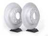 ES#2608085 - 1K0615601ABKT - Rear Brake Rotors - Pair (253x10) - Restore the stopping power in your vehicle - Genuine Volkswagen Audi - Audi Volkswagen
