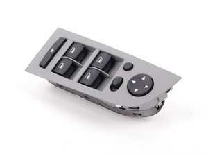 ES#2138698 - 61319217333 - Window Lifter Switch - Gray - Drivers side, includes mirror controls - Genuine BMW - BMW