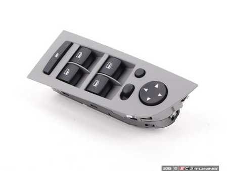 ES#2138698 - 61319217333 - Window Lifter Switch - Gray - Drivers side, includes mirror controls - Genuine BMW - BMW