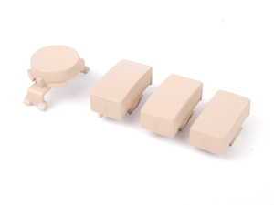ES#142888 - 52108219230 - Seat Trim Cover - Beige - (NO LONGER AVAILABLE) - Small trim pieces used for cover plates - Genuine BMW - 