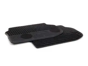 Basic Line Rubber Floor Mat Set - Rear