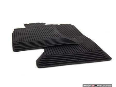 ES#4907546 - 51475B70A00 - Basic Line Rubber Floor Mat Set - Front - Basic Line Rubber Floor Mat Set - Front - Genuine BMW - BMW