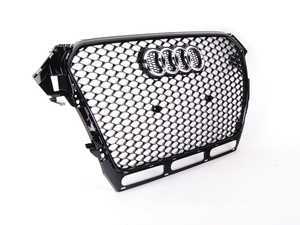 ES#2588646 - 8K0853651RT94 - RS4 Grille - Gloss Black  - Upgrade your exterior looks - Genuine European Volkswagen Audi - Audi