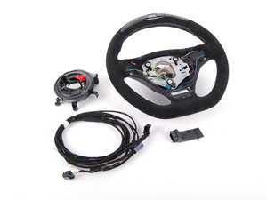 ES#2207062 - 32302165395 - BMW Performance Steering Wheel - (NO LONGER AVAILABLE) - Features a multifunction display, adjustable shift lights, and alcantara covered gripping surfaces - Genuine BMW M Performance - 