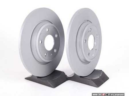 ES#2075179 - 8K0998601BKT4 - Rear Brake Rotors - Pair (300x12) - Restore your stopping power - Zimmermann - Audi