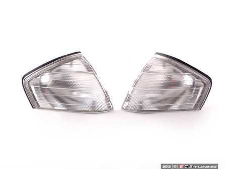 ES#2608973 - 500820191KT - Front Flasher Housing Set - Clear / White Flasher Housings - Bremmen Parts - Mercedes Benz