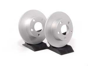 ES#11762 - 4A0615601AKT2 - Rear Brake Rotors - Pair (245x10) - Featuring a protective Meyle Platinum coating. - Meyle - Audi Volkswagen