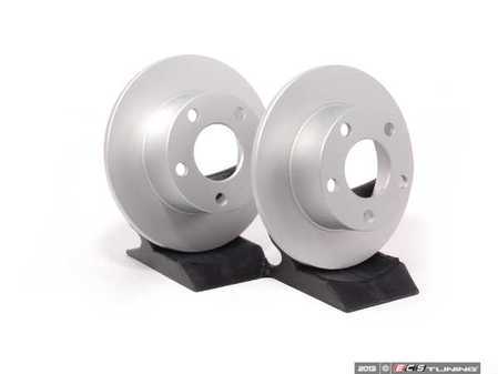 ES#11762 - 4A0615601AKT2 - Rear Brake Rotors - Pair (245x10) - Featuring a protective Meyle Platinum coating. - Meyle - Audi Volkswagen