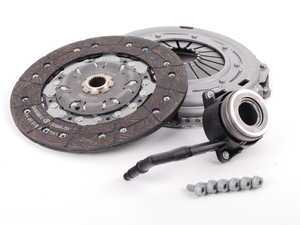 ES#2357 - 02MCK - Clutch Kit - Includes pressure plate, clutch disc, throwout bearing, and pressure plate hardware - Assembled By ECS - Audi Volkswagen