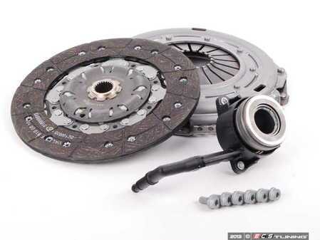 ES#2357 - 02MCK - Clutch Kit - Includes pressure plate, clutch disc, throwout bearing, and pressure plate hardware - Assembled By ECS - Audi Volkswagen