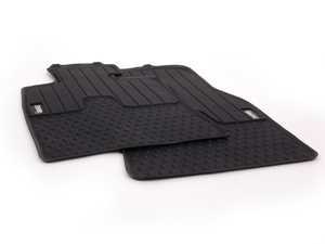 ES#2523824 - 51472243908 - Cooper S Logo Front Rubber Factory Floor Mats Set - Priced As Set - (NO LONGER AVAILABLE) - Replace or upgrade to factory MINI mats - Genuine MINI - 