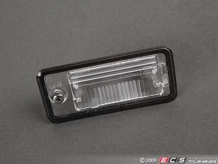ES#250634 - 8E0807430A - License Plate Light Assembly - Left - Does not include bulb - Genuine Volkswagen Audi - Audi
