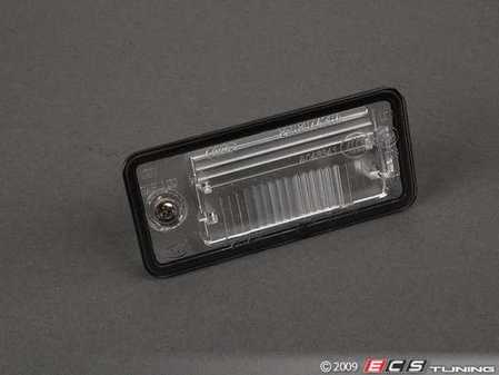 ES#259887 - 8E0943021B - License Plate Light Assembly - Left - Does not include bulb - Genuine Volkswagen Audi - Audi