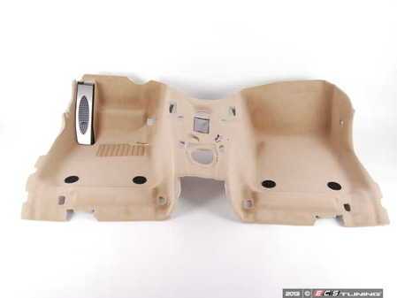 ES#1875990 - 51477265868 - Front Carpeting - Beige - Includes ///M dead pedal, covers the front portion of the floor - Genuine BMW - BMW