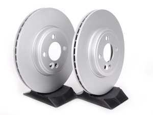 ES#2586572 - 34116858652KT3 - Front Brake Rotors - Pair 11.57" (294x22) - Featuring a protective Meyle Platinum coating. - Meyle - MINI