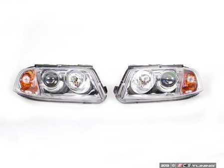 ES#1848600 - 3B0998003 - European Halogen Headlight Set - Improve lighting quality & performance of your B5.5 Passat - Hella - Volkswagen