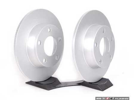 ES#2133618 - 4B0615601BKT1 - Rear Brake Rotors - Pair (255x10) 1.50" Offset - Featuring a protective Meyle Platinum coating. - Meyle - Audi