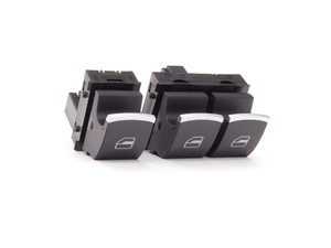 ES#2594153 - 5K3959857B - Window Switch Kit - 2 Door - Chrome - Add some class to your interior - Genuine Volkswagen Audi - Volkswagen