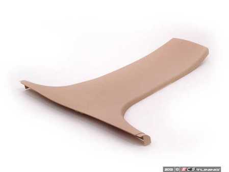 ES#113871 - 51438207197 - "B" Pillar Trim - Lower Left - Sandbeige/Light Beige, located center of vehicle on left side next to driver seat - Genuine BMW - BMW