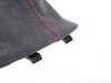 ES#4268894 - 99742407592DRB - GT2 RS Alcantara Shift Knob And Boot - Volcano grey and red alcantara shift knob - Genuine Porsche - Porsche