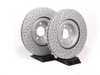 ES#2561952 - 8E0301TXSGMTKT - Performance Front Brake Service Kit - (NO LONGER AVAILABLE) - Featuring ECS GEOMET Drilled & Slotted rotors and Hawk HPS pads - Assembled By ECS - 