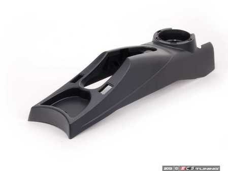 ES#82388 - 51166958575 - Handbrake Console - Panther Black - Center section main console top lid - Genuine MINI - MINI