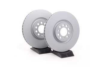 ES#253063 - 8L0698301AKT1 -  Front Brake Rotors - Pair (312x25) - Featuring "Coat Z-Anti Corrosion" coating. - Zimmermann - Audi Volkswagen