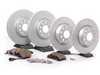 ES#2594011 - 1K0615301AAKT6 - Front & Rear Brake Service Kit - Featuring ECS V5 rotors and ECS DD23 ceramic pads. - Assembled By ECS - Audi