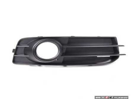 ES#457316 - 8P0807682FZDE - Fog Light Grille - Satin/Matte Black - Right - Restore the clean look of your exterior - Genuine Volkswagen Audi - Audi