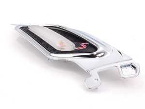 ES#2136588 - 51139804618 - Side Carrier Turn Signal Trim S Chrome - Right - Mounts to the quarter panel location - Genuine MINI - MINI