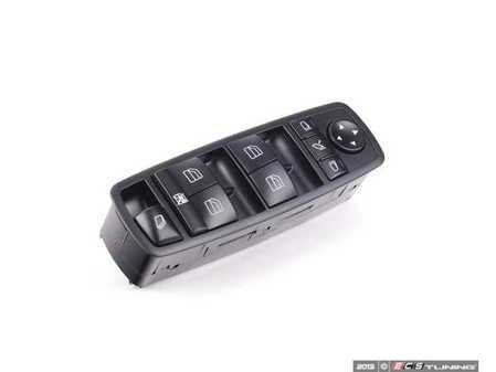 ES#1808251 - 25183005909051 - Driver Window Switch - Located On The Drivers Door - Black (Color Code 9051) - Genuine Mercedes Benz - Mercedes Benz