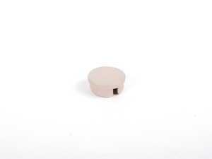 ES#309279 - 1J0881637AQ70 - Beige Cap - Priced Each - Cap used for seat rail cover screws - Genuine Volkswagen Audi - Volkswagen