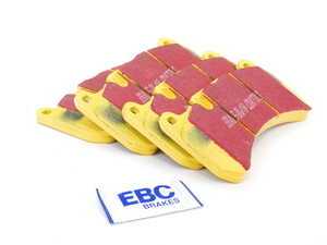 ES#520893 - DP41591R - Front Yellowstuff Performance Brake Pad Set - EBC's premium sport street pad that offers high friction levels and heat fade resistance - EBC - Mercedes Benz