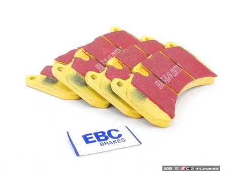 ES#520893 - DP41591R - Front Yellowstuff Performance Brake Pad Set - EBC's premium sport street pad that offers high friction levels and heat fade resistance - EBC - Mercedes Benz
