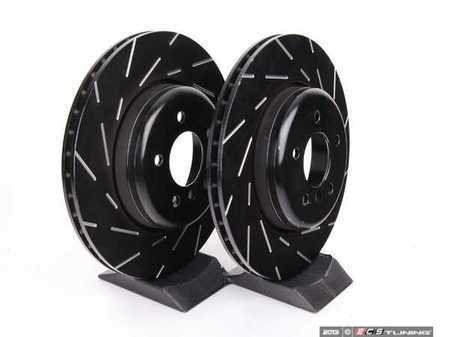 ES#2072344 - USR1219 - Rear Ultimax USR Sport Rotors - Pair - Upgrade to a slotted rotor for improved braking - EBC - BMW