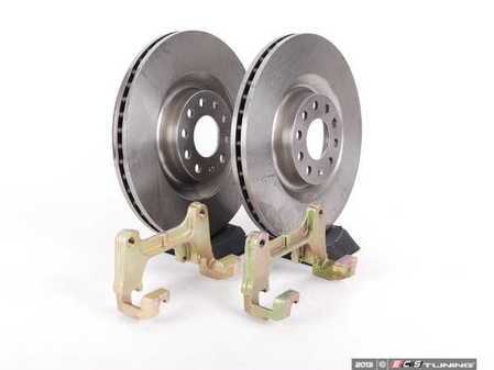ES#6241 - B7A4S1Fpln - Front Big Brake Kit - stage 1 - Plain Rotors (345x30) - Upgrade to the stopping power of the Audi S4 - Assembled By ECS - Audi