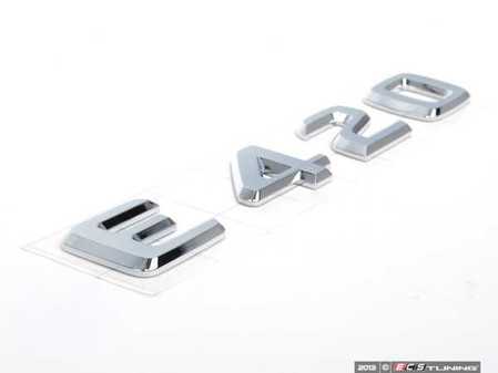 ES#1659576 - 1248175915 - 'E420' Emblem - Located on the trunk lid of your Mercedes-Benz - Genuine Mercedes Benz - Mercedes Benz