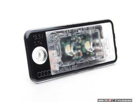 ES#2540335 - 4H0943021 - LED License Plate Light Assembly - Left - Keep your exterior light shining bright - Genuine Volkswagen Audi - Audi
