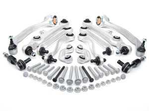ES#2609119 - 8D0498998 -  Complete Front Control Arm Kit - Includes all front control arms and hardware - plus tie rod ends and sway bar end links! - 8D0498998 - Vaico - Audi Volkswagen