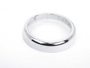 ES#83708 - 51167131186 - Shifter Boot Trim Ring - Chrome - Attaches to the base of the shifter boot - Genuine MINI - MINI