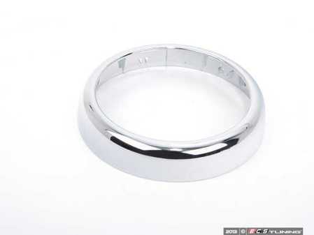ES#83708 - 51167131186 - Shifter Boot Trim Ring - Chrome - Attaches to the base of the shifter boot - Genuine MINI - MINI
