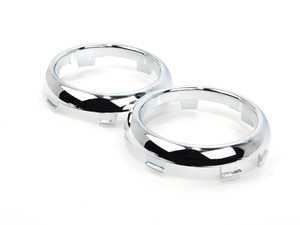 ES#83653 - 51167127915 - Chrome Drink Ring Holder - Front - Trim located on the dual cup holder - Genuine MINI - MINI