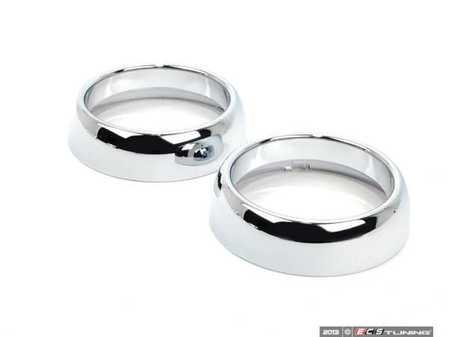 ES#117568 - 51457132399 - Vent Trim Ring - Chrome - Priced Each - Upgrade or replace your vent trim rings - Genuine MINI - MINI