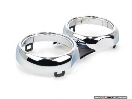 ES#171266 - 62116977372 - Chrome Ring - Dual - Located on the steering column instrument display  - Genuine MINI - MINI