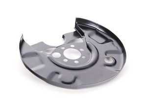 ES#295315 - 191615611D - Rear Splash Shield - Driver - Keep water and debris off your rotors - Genuine Volkswagen Audi - Volkswagen
