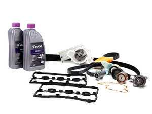 ES#4708 - 06C198479 V2 - Timing Belt Kit - Ultimate plus - Complete kit to service your timing belt, water pump, thermostat, and coolant - Assembled By ECS - Audi